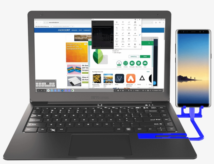 Enjoy Dex Experience And Mobility At Best, On The First - Dex Notebook, transparent png download