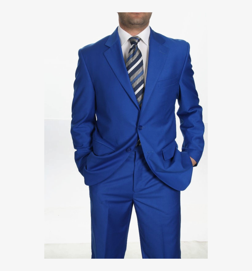 Blue Suit Png Image - Tuxedo, transparent png download
