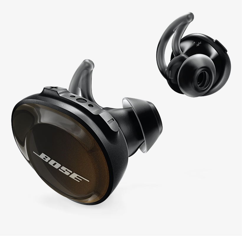 Bose Soundsport Free Wireless Headphones - Black, transparent png download