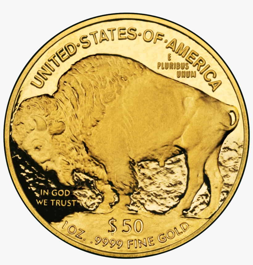 Goldbuffalo1 - American Buffalo Coin, transparent png download