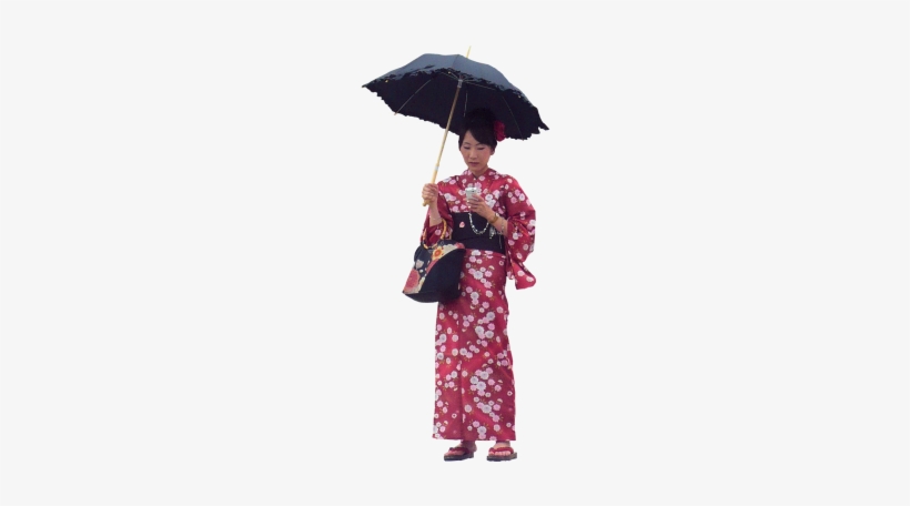 Jai Mata Di Png - Women With Umbrella Png, transparent png download