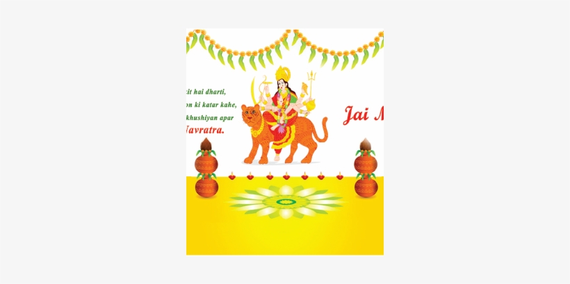 Jai Mata Di Posters Jai Mata Di Posters - Jai Mata Di Photos Delhi Stickers, transparent png download