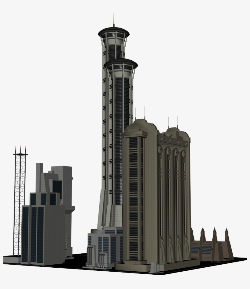 0 Kbyte, Pictures, - Building Sci Fi Png, transparent png download