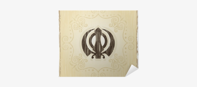 grunge ek onkar khanda the holy motif poster pixers khanda png image transparent png free download on seekpng seekpng