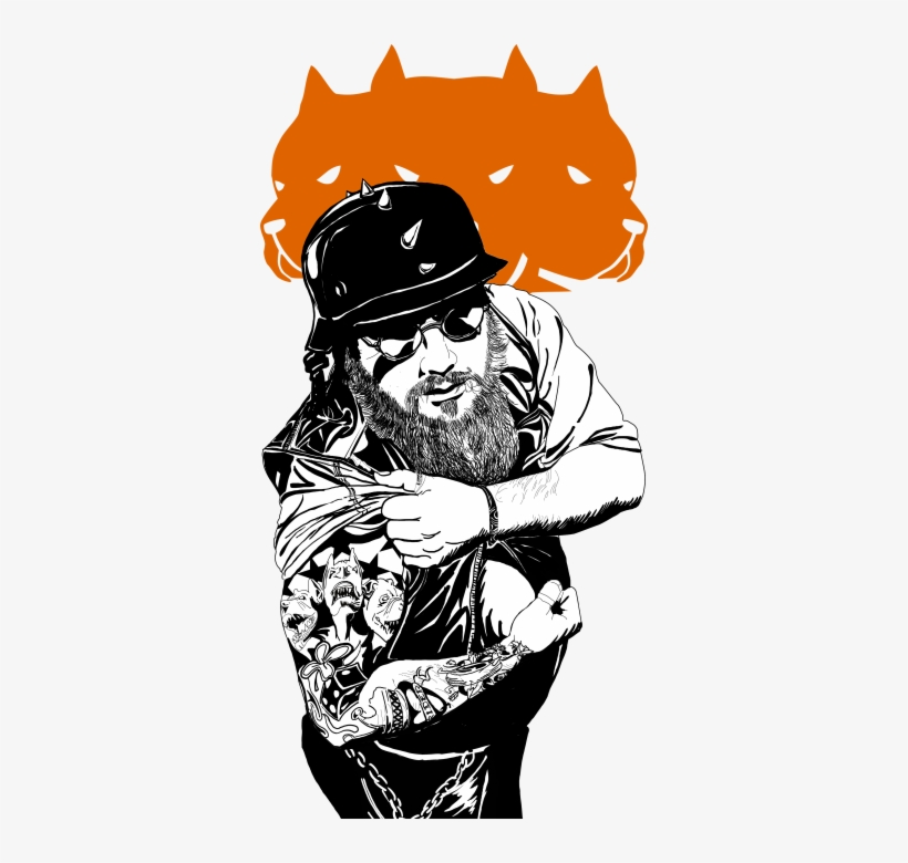 19 Beard Png Freeuse Stock Biker Huge Freebie Download - Illustration, transparent png download