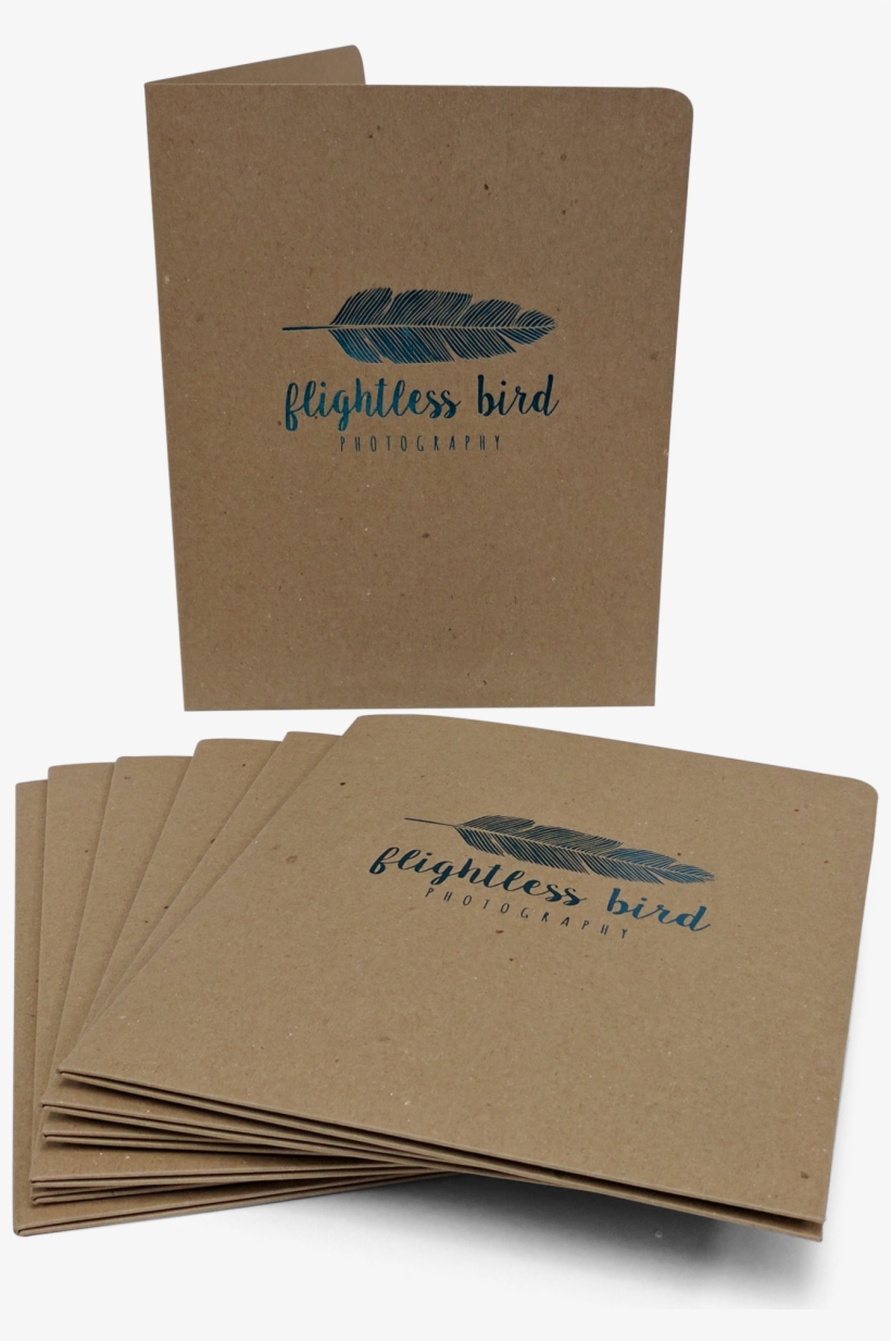 Foil Stamped Recycled Presentation Folder - Presentation Folder, transparent png download