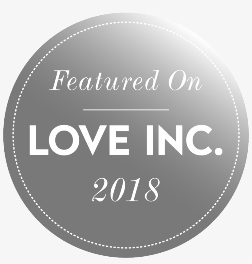 Love Inc Badge Grey - Circle, transparent png download