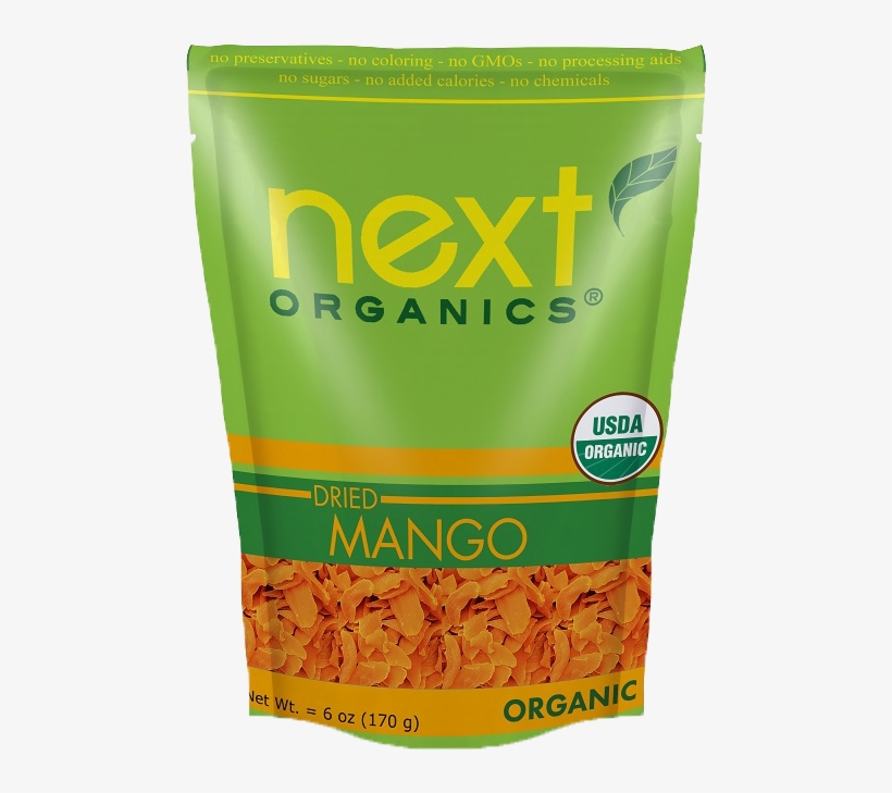 Next Chocolates Organic Click On The Nutrition - Next Organics Dried Mango Slices 6oz, transparent png download