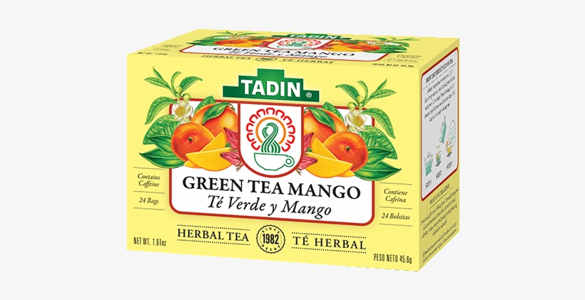 Mango Green Tea - Tadin Manzanilla Chamomile Tea, 24 Ct (pack, transparent png download