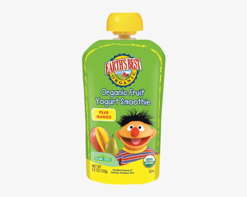 Pear Mango Fruit Yogurt Smoothie - Earth's Best, transparent png download