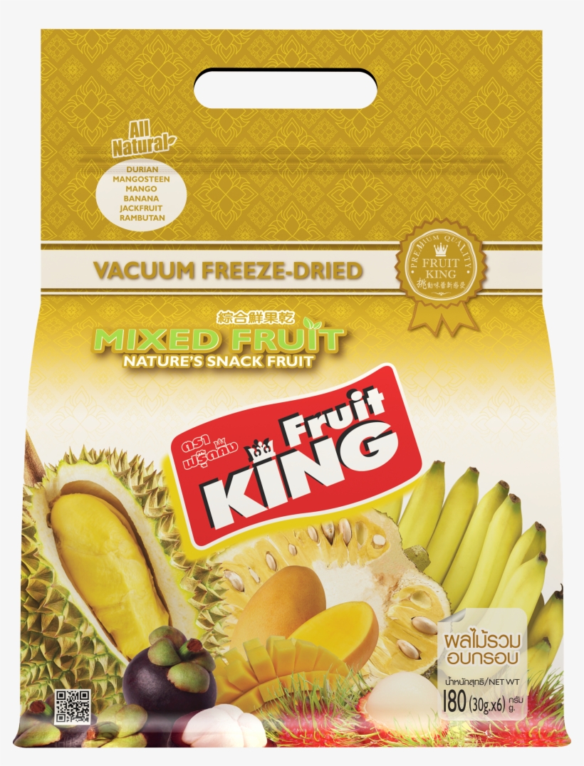 Freeze Dried Mixed Fruit - Fruit King Freeze Dried Mango, 1.8 Oz, transparent png download