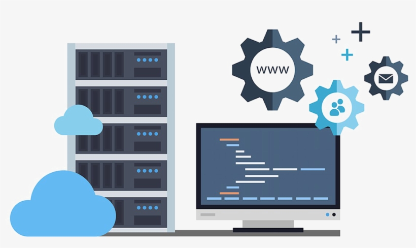 Cloud Hosting Png Free Download - Hosting Y Dominio Png, transparent png download