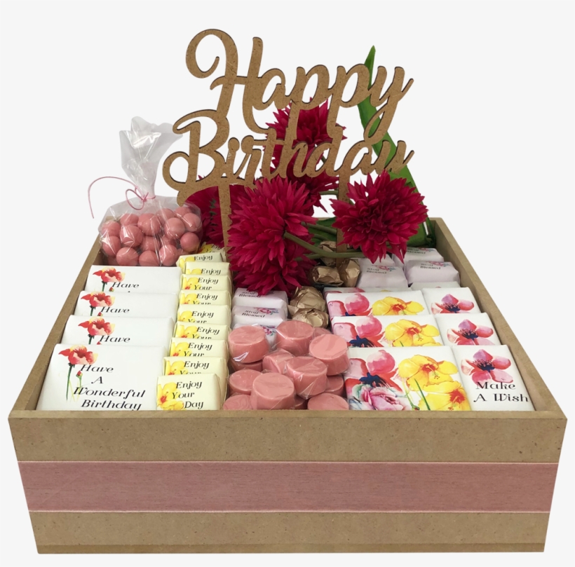 Load Image Into Gallery Viewer, Floral Chocolate Birthday - Box, transparent png download