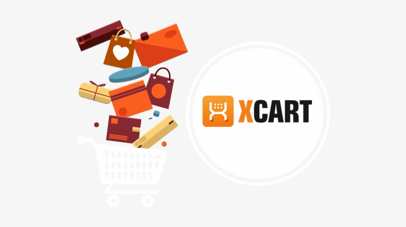 X-cart Development Company - Shopping Elements Vector Png, transparent png download