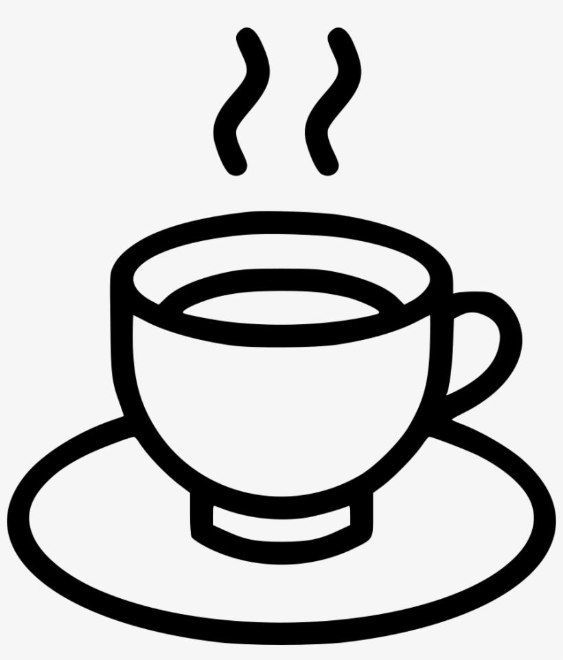 Cup Saucer Hot Beverage Tea Coffee - Coffee, transparent png download