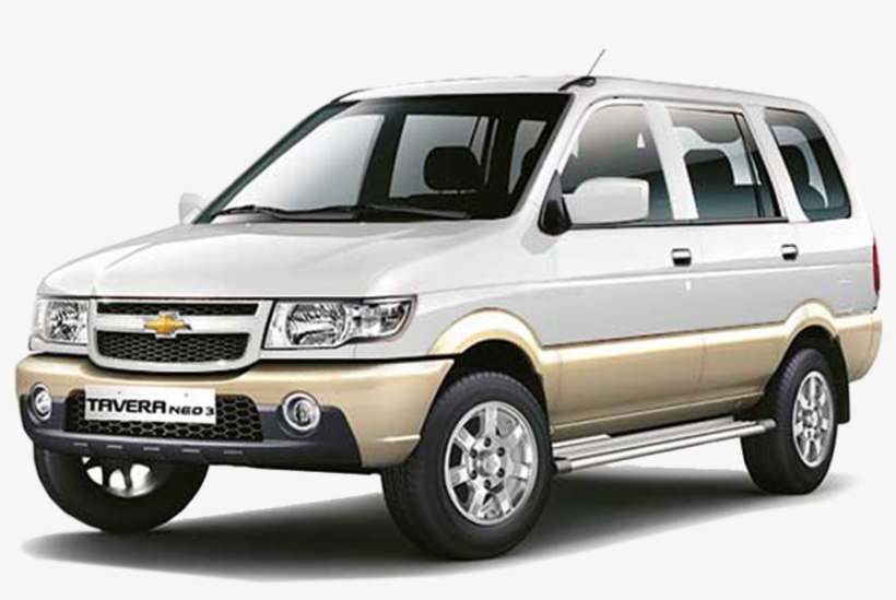 Tavera - Chevrolet Tavera White Colour, transparent png download