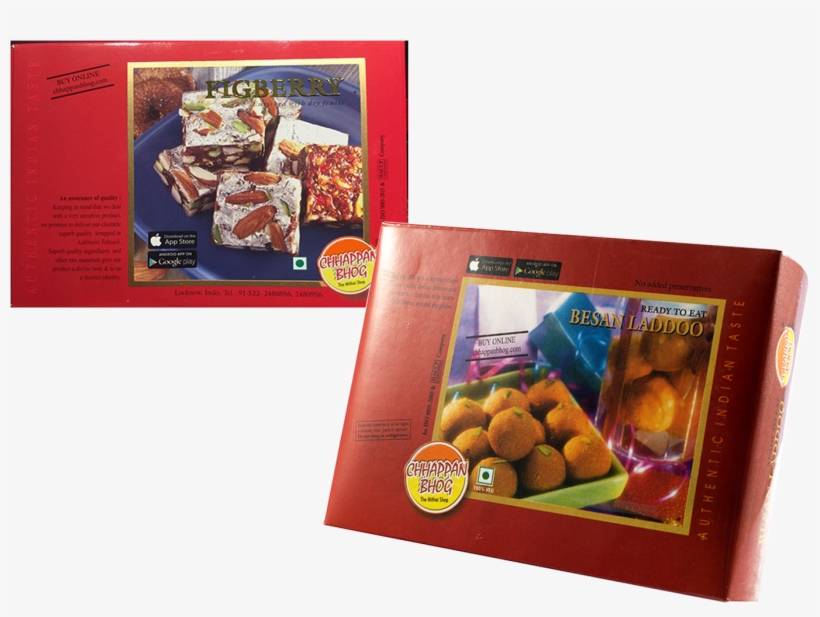 Besan Ladoo 500g & Figberry Bite 6 Pcs - Toffee, transparent png download