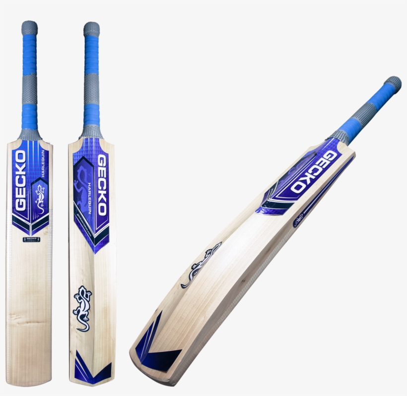 Gecko Cricket Bat Harlequin - Cricket Bat, transparent png download