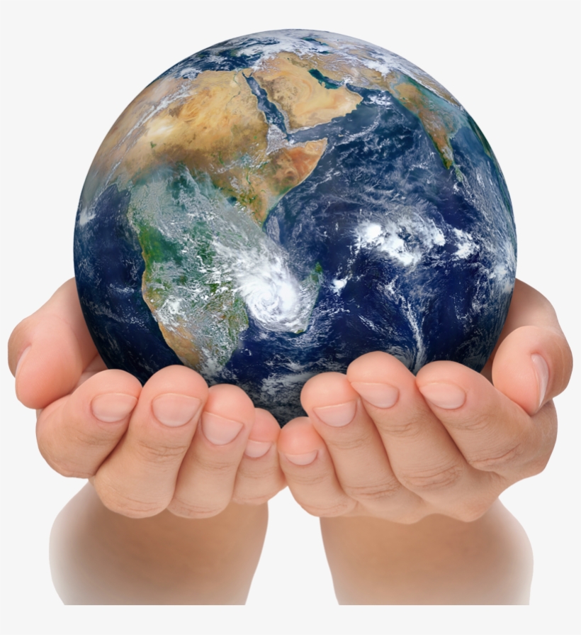 Hand Holding A Globe Two Hand Holding Globe PNG Image Transparent