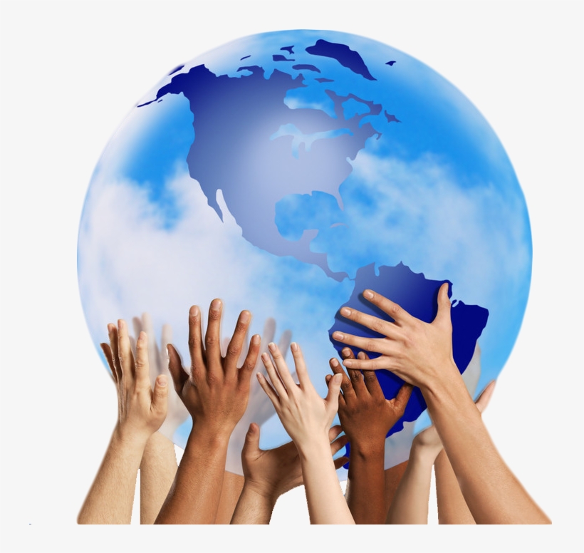 Globe International Partnershilps - Together Make A Difference, transparent png download