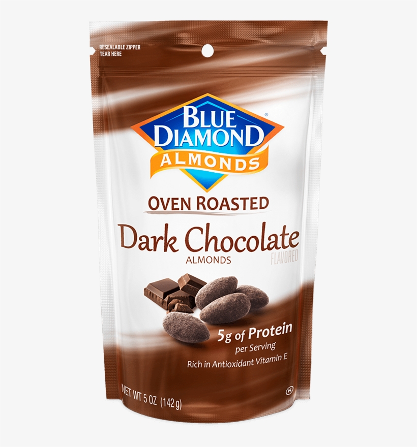 Dark Chocolate - Blue Diamond Almonds, transparent png download
