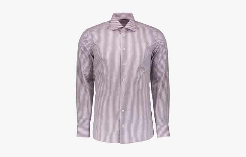 Long Sleeve Contemporary Woven Pink Red Pin - Woven Fabric, transparent png download