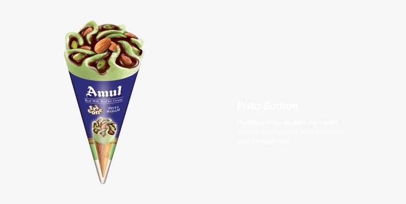 Pista Badam - Amul Pista Badam Ice Cream 120ml, transparent png download