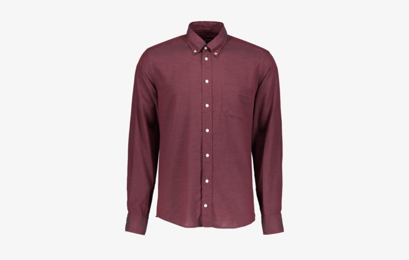 Long Sleeve Woven Slim Solid - Long-sleeved T-shirt, transparent png download