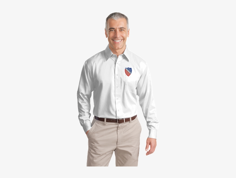 Dress Shirts - Embroidered Logo - Formal Shirts Embroidered Logo, transparent png download
