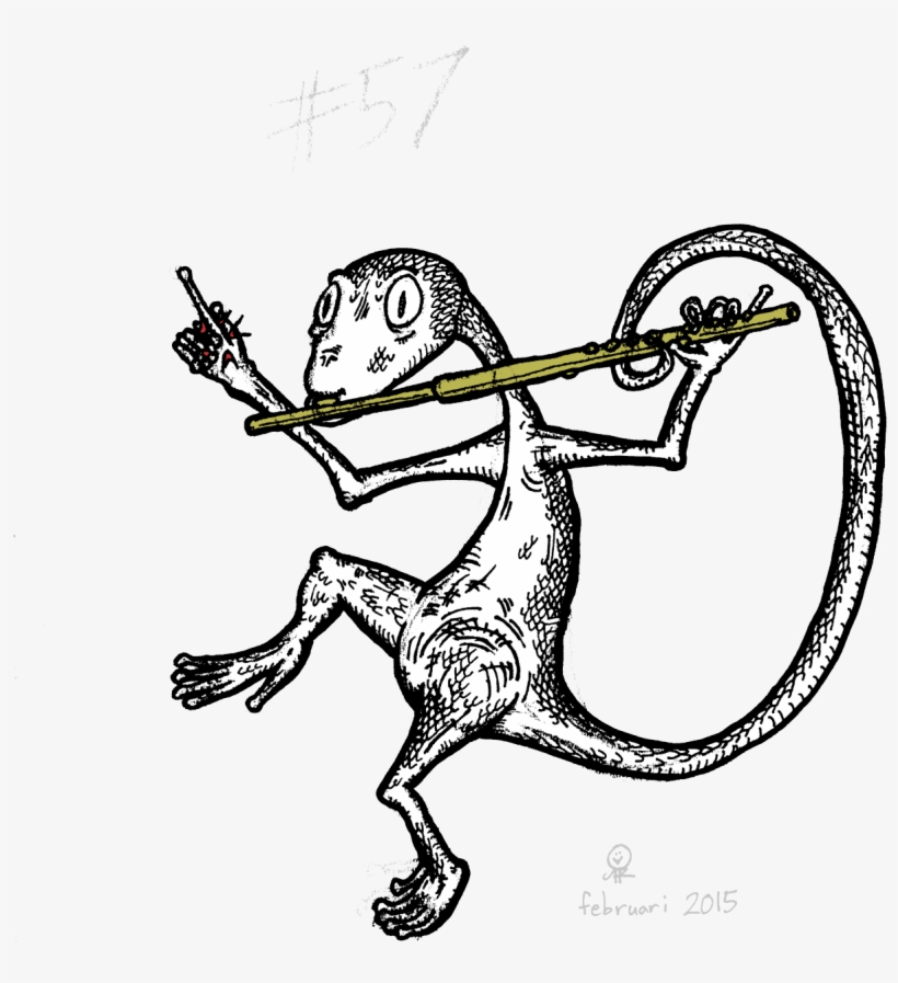 Flute Drawing Fancy - Flute, transparent png download