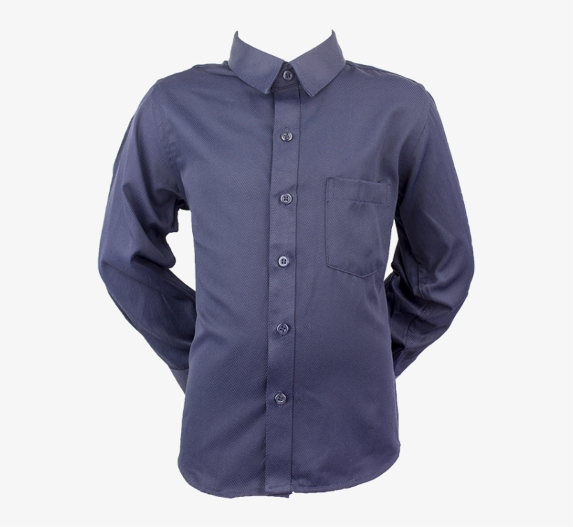 Formal Boys Shirt Navy 00-5 - Shirt, transparent png download