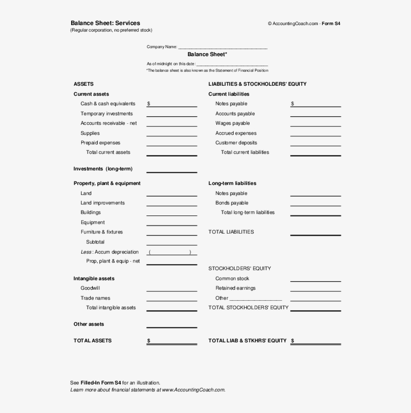 Balance Sheet Services Balance Sheet Template, Pinterest - Balance Sheet Of Corporation, transparent png download