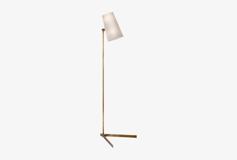 Arpont Floor Lamp In Hand-rubbed Antique Brass With - Arpont Floor Lamp, transparent png download
