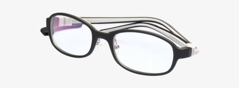 Bk525 Tr90 Kids Frame Black Or White Temples - Silver, transparent png download