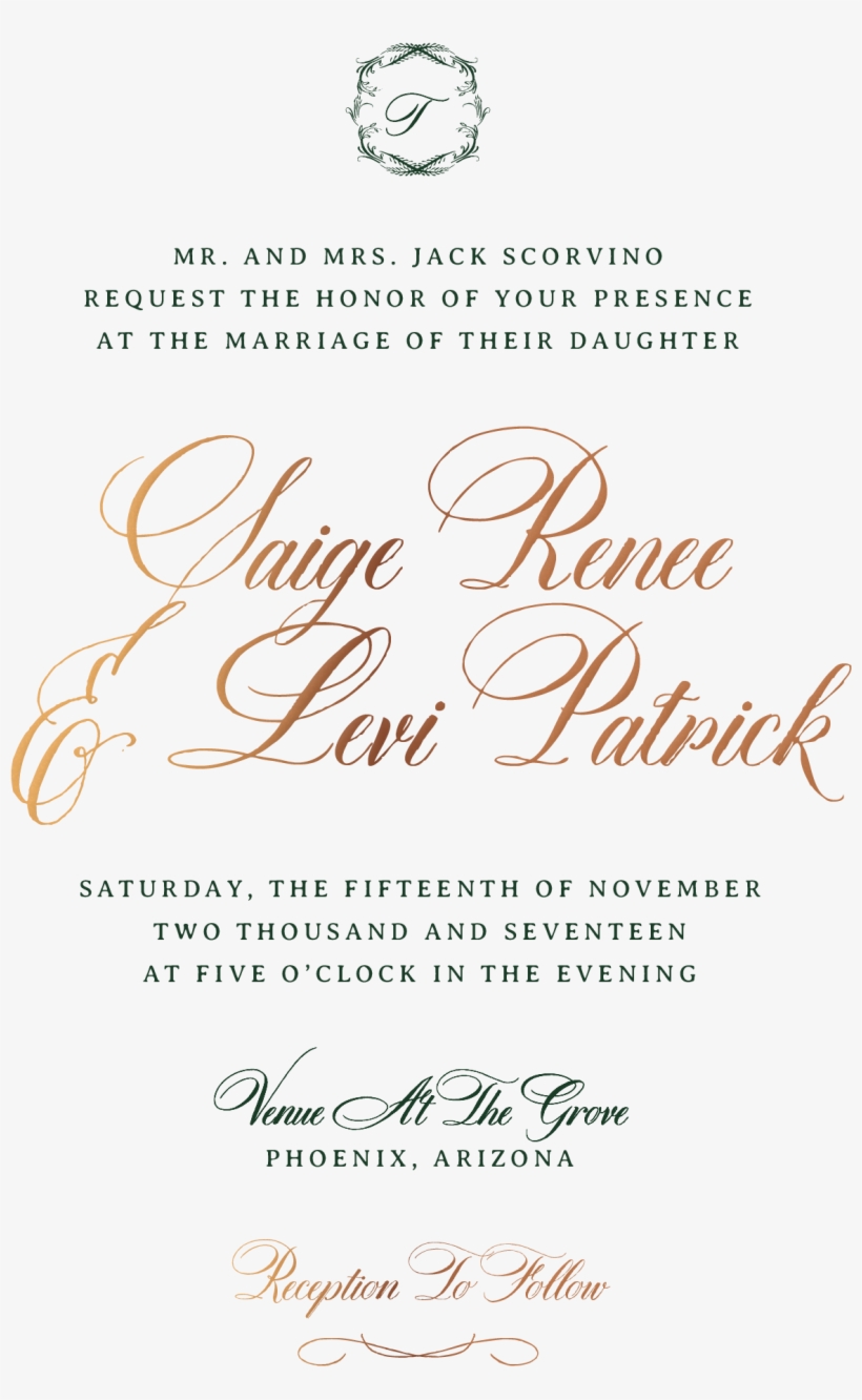 Formal Wedding Invitations Traditional Wedding Invitations - Wedding, transparent png download