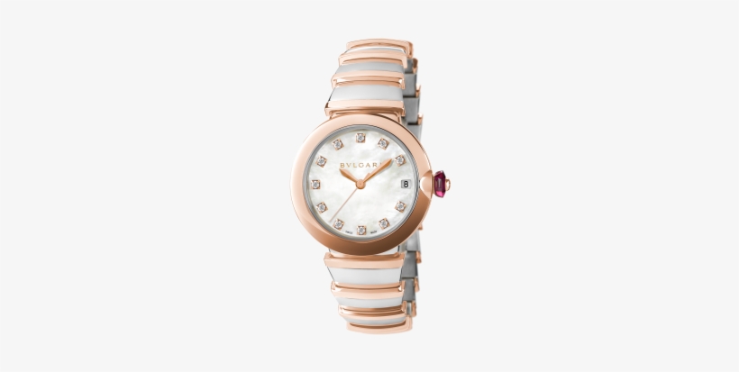 Lvcea Watch With Stainless Steel Case, 18 Kt Rose Gold - Bvlgari Watch Women, transparent png download