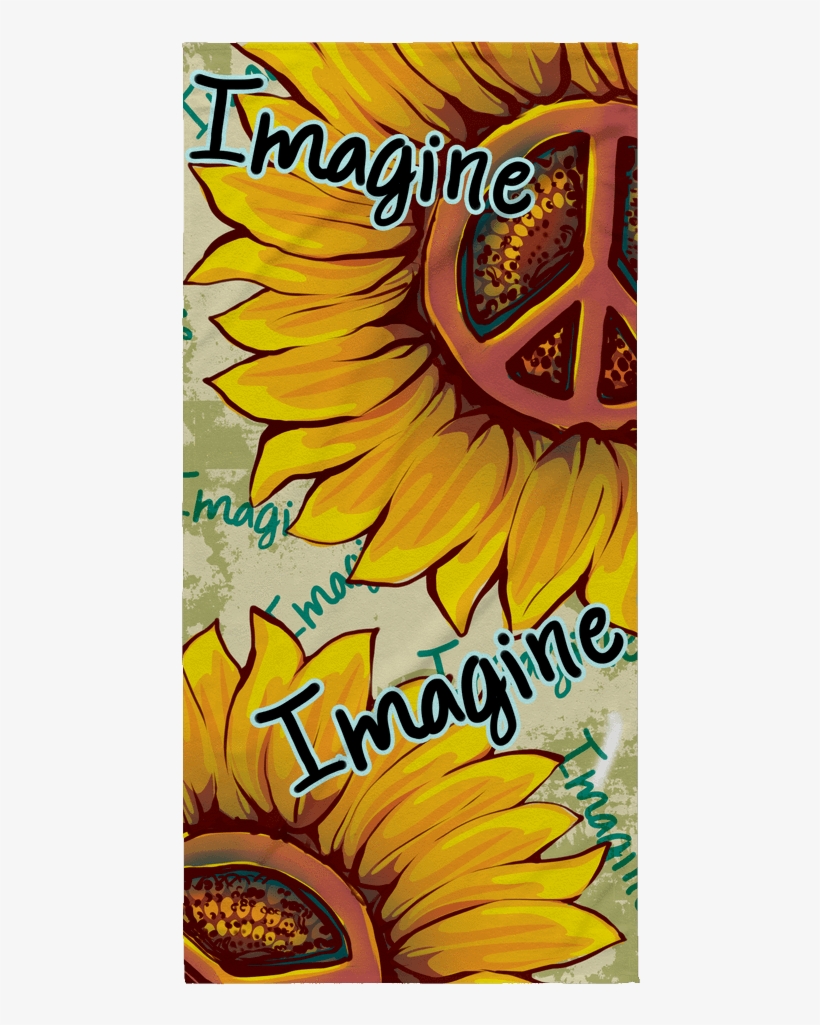Imagine Peace - Beach Towel - Beach, transparent png download