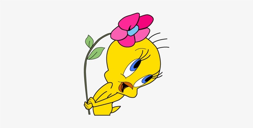 Piolin Vector Download Tweety Flower Vector - Dibujos Animados De Piolin ...
