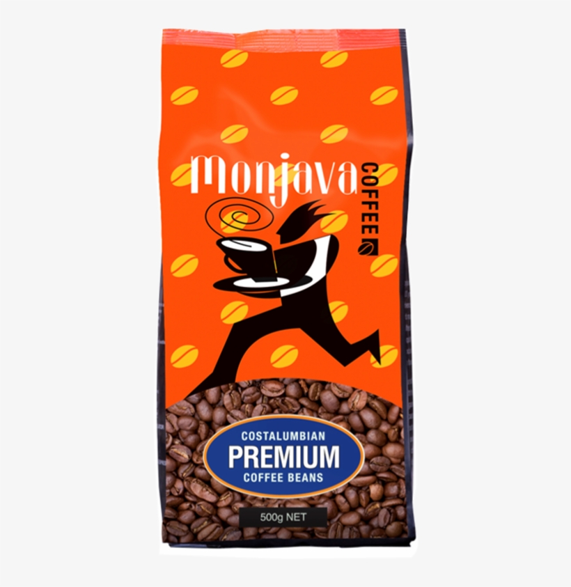 Costalumbian Premium Coffee Beans 500g - Monjava Coffee, transparent png download