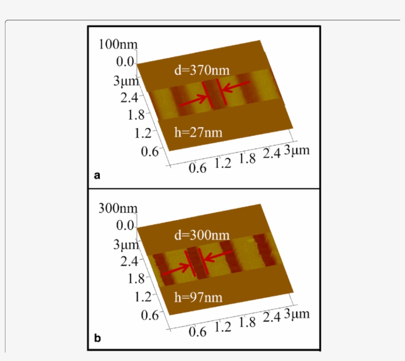 A, B The Images Of Gst Films With Period Of 800 Nm - Common Fig, transparent png download