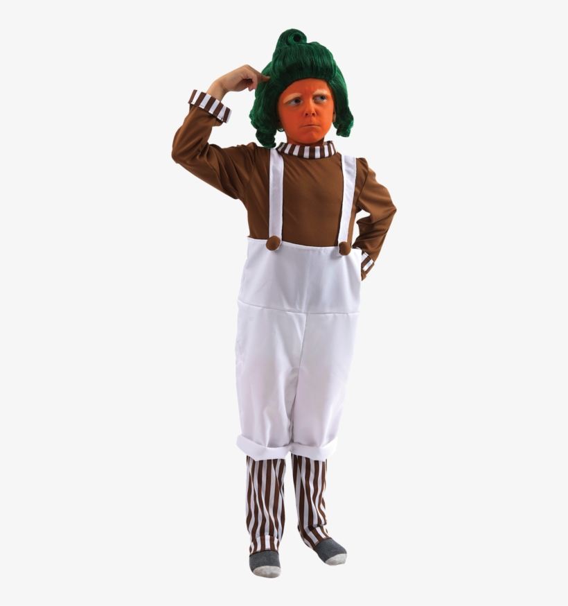 Child Chocolate Worker Costume - Oompa Loompa Boys Costume, transparent png download