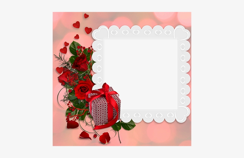 Love Photo Frame With A Secret Of A Couple - International Kissing Day 2018, transparent png download