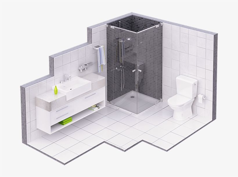 Banheiro-mobile - Bathroom, transparent png download