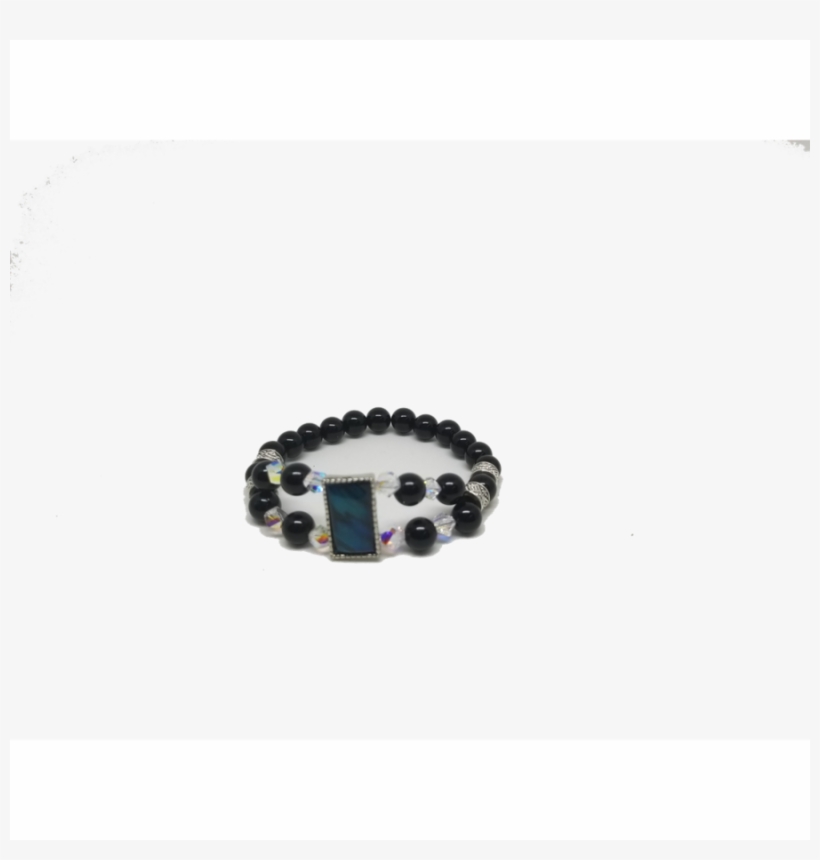 "ahsila" Onyx Swarovski - Bracelet, transparent png download
