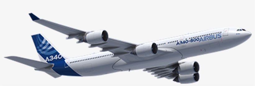 Airplane Photo - A340 Family, transparent png download