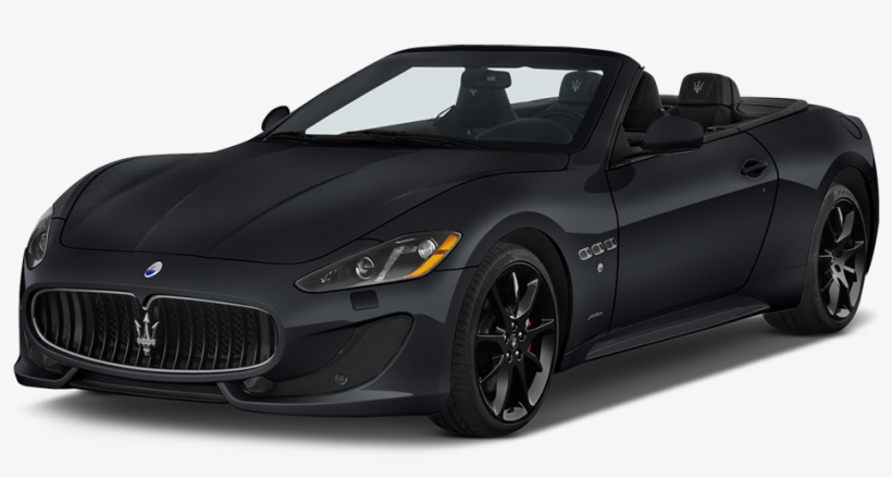 Black 2015 Maserati Granturismo Convertible Angular - Black Maserati Car Png, transparent png download