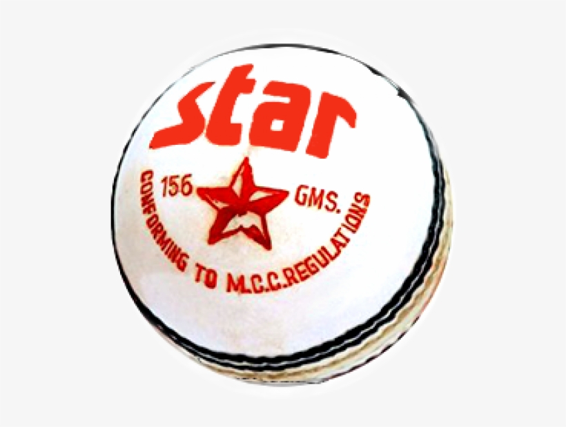 Cricket Ball Cw Star White - Cricket Ball Star White Cw(pack Of 3), transparent png download