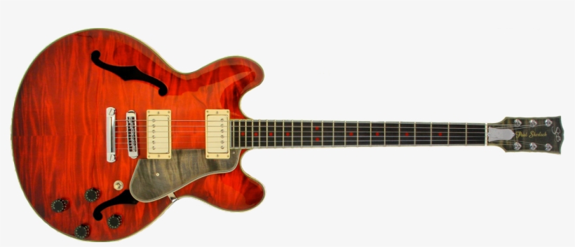335 Style Semi Acoustic - Electric Guitar, transparent png download