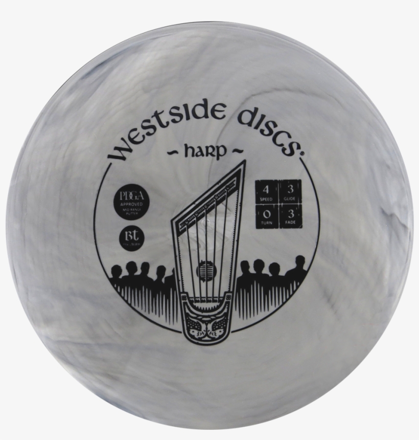 Westside Discs Bt Medium Harp 170-172g Putter Golf - Westside Discs Tournament Bard Decodye, transparent png download