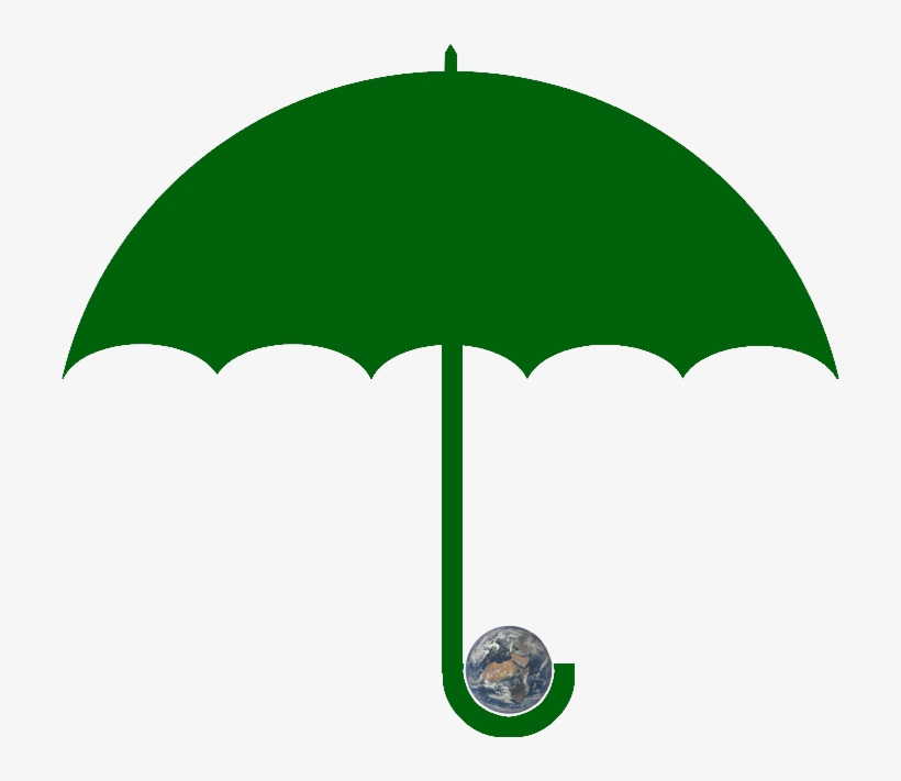Umbrella Blk Rigy6rrkt Green Full Size Erased Bkgrd - Green Umbrella Png Transparent, transparent png download
